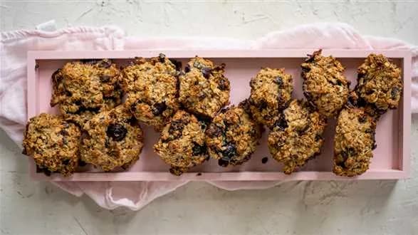 Wegańskie ciasteczka śniadaniowe bez cukru