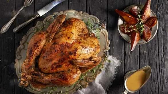 Indyk z gruszkowym nadzieniem