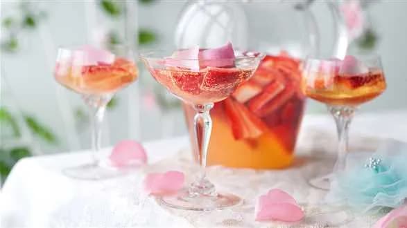 Owocowy kisiel z serkiem waniliowym