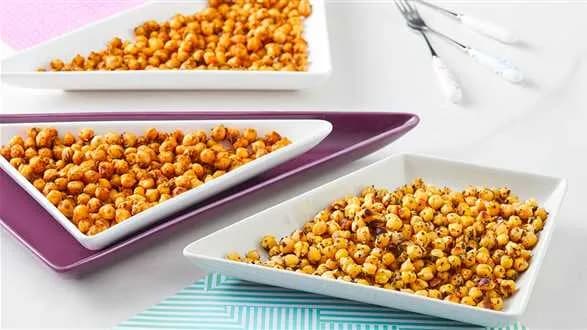 Przekąska z pieczonej ciecierzycy na słodko