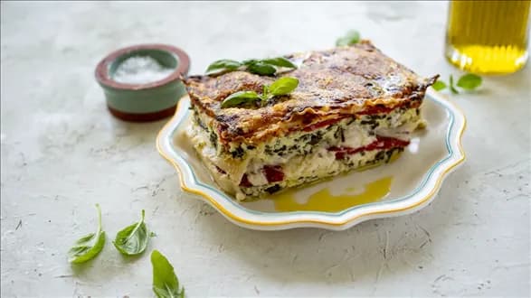 Lasagne ze szpinakiem