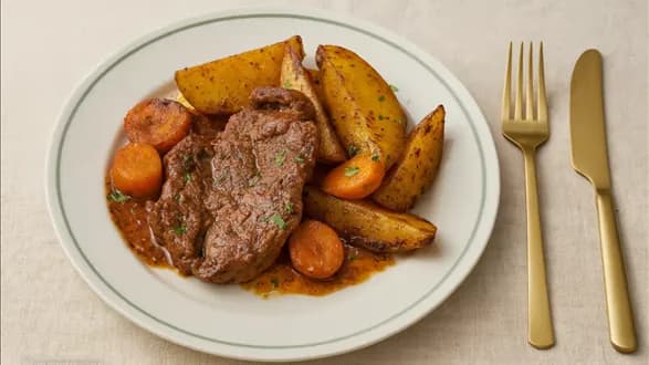 Karkówka pieczona w plastrach