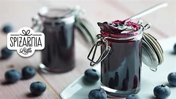 Konfitury borówkowe z czerwonym winem