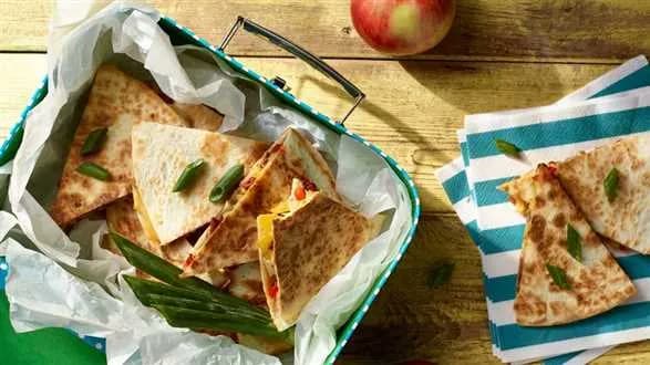 Proste tortille z serem i pieczarkami