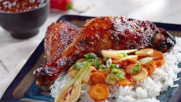 Kaczka w sosie śliwkowym