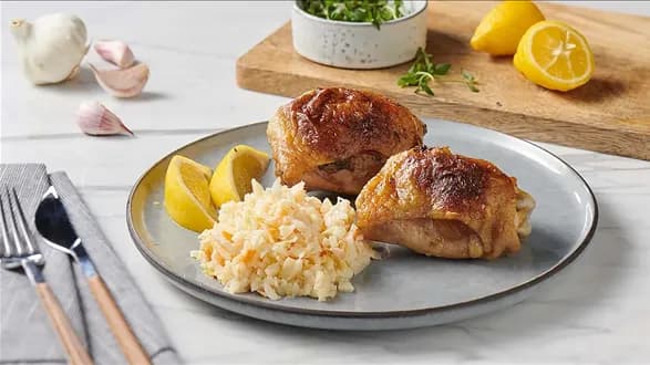 Kurczak w maśle ziołowym z airfryera