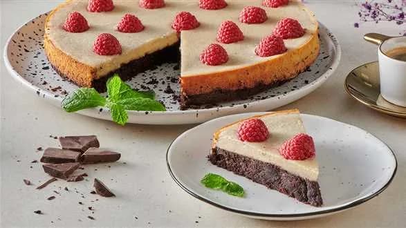Wegańskie sernikobrownie