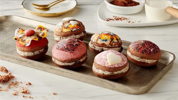 Czekoladowe ciastka whoopie pies