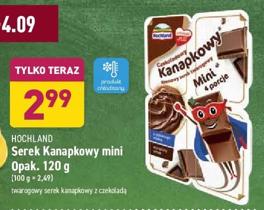 Gdzie kupić serek hochland czekoladowy? Ceny i sklepy w Polsce