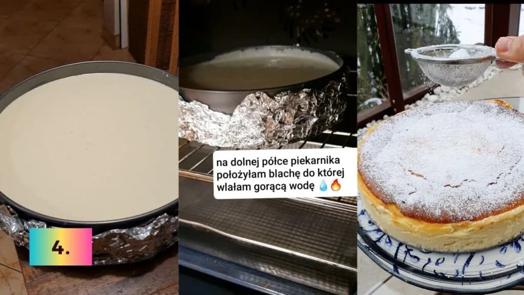 Ile piec sernik w 160 stopniach, aby uniknąć pękania i opadania